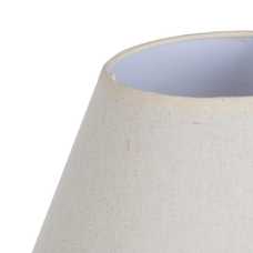 LÁMPARA SUELO BLANCO ROZADO METAL-TEJIDO 38 X 38 X 155 CM LÁMPARA SUELO BLANCO ROZADO METAL-TEJIDO 38 X 38 X 155 CM