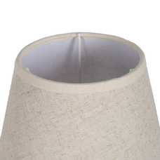 LÁMPARA SUELO MARRÓN-CREMA METAL-TEJIDO 38 X 34 X 138 CM LÁMPARA SUELO MARRÓN-CREMA METAL-TEJIDO 38 X 34 X 138 CM