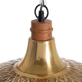 LÁMPARA TECHO ORO ALUMINIO ILUMINACIÓN 44 X 44 X 39 CM