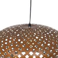 LÁMPARA TECHO ORO METAL ILUMINACIÓN 44 X 44 X 20 CM