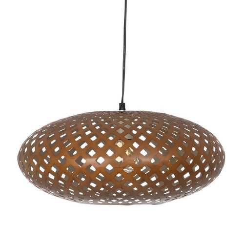 LÁMPARA TECHO ORO METAL ILUMINACIÓN 44 X 44 X 20 CM