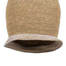 LÁMPARA TECHO FIBRA NATURAL ILUMINACIÓN 30 X 30 X 35 CM LÁMPARA TECHO FIBRA NATURAL ILUMINACIÓN 30 X 30 X 35 CM