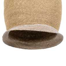 LÁMPARA TECHO FIBRA NATURAL ILUMINACIÓN 36 X 36 X 39 CM LÁMPARA TECHO FIBRA NATURAL ILUMINACIÓN 36 X 36 X 39 CM