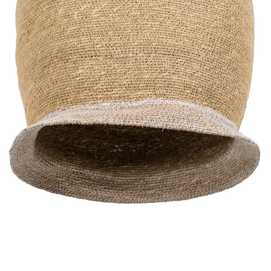 LÁMPARA TECHO FIBRA NATURAL ILUMINACIÓN 36 X 36 X 39 CM