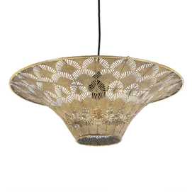 LÁMPARA TECHO ORO-PLATA METAL 47,50 X 47,50 X 20,50 CM