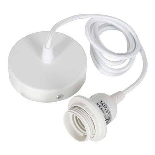 PORTALÁMPARAS BLANCO METAL / ACRÍLICO