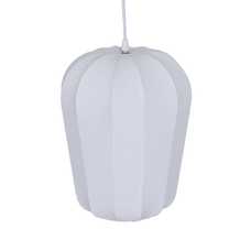 LÁMPARA TECHO BLANCO TEJIDO 25 X 25 X 36 CM