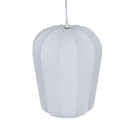 LÁMPARA TECHO BLANCO TEJIDO 25 X 25 X 36 CM