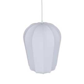 LÁMPARA TECHO BLANCO TEJIDO 33 X 33 X 47 CM