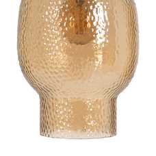 LÁMPARA TECHO CARAMELO METAL-CRISTAL 16 X 16 X 21,50 CM