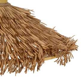 LÁMPARA TECHO FIBRA NATURAL ILUMINACIÓN 67 X 67 X 22 CM