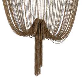 LÁMPARA TECHO ORO METAL 60 X 60 X 80 CM