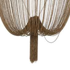 LÁMPARA TECHO ORO METAL 70 X 70 X 100 CM