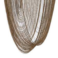 LÁMPARA TECHO ORO METAL 60 X 60 X 80 CM