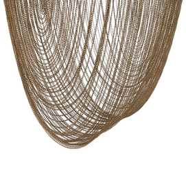 LÁMPARA TECHO ORO METAL 70 X 70 X 100 CM