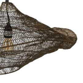 LÁMPARA TECHO ORO VIEJO METAL 61 X 61 X 30 CM