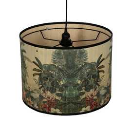 LÁMPARA TECHO PAISAJE BAMBÚ 40 X 42 X 30 CM