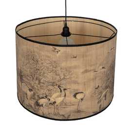 LÁMPARA TECHO GARZA BAMBÚ 55 X 55 X 42 CM