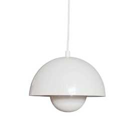 LÁMPARA TECHO BLANCO METAL 20 X 20 X 15 CM