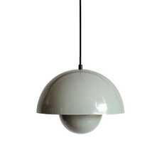 LÁMPARA TECHO VERDE CLARO METAL 20 X 20 X 15 CM