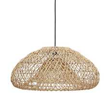 LÁMPARA TECHO NATURAL CUERDA DE PAPEL 60 X 60 X 27,50 CM LÁMPARA TECHO NATURAL CUERDA DE PAPEL 60 X 60 X 27,50 CM
