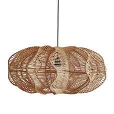 LÁMPARA TECHO NATURAL CUERDA DE PAPEL 69 X 56 X 30,50 CM LÁMPARA TECHO NATURAL CUERDA DE PAPEL 69 X 56 X 30,50 CM