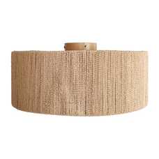 PLAFÓN NATURAL CUERDA DE PAPEL 40 X 40 X 17 CM PLAFÓN NATURAL CUERDA DE PAPEL 40 X 40 X 17 CM