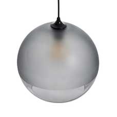 LÁMPARA DECORACIÓN GRIS CRISTAL 30 X 30 X 25 CM