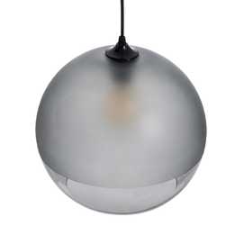 LÁMPARA DECORACIÓN GRIS CRISTAL 30 X 30 X 25 CM