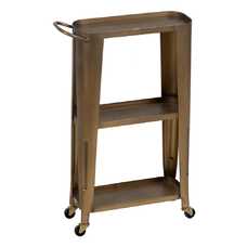 CAMARERA ORO METAL DECORACIÓN 48 X 15,50 X 76 CM