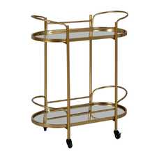 CAMARERA DORADO METAL DECORACIÓN 65,50 X 33 X 80 CM