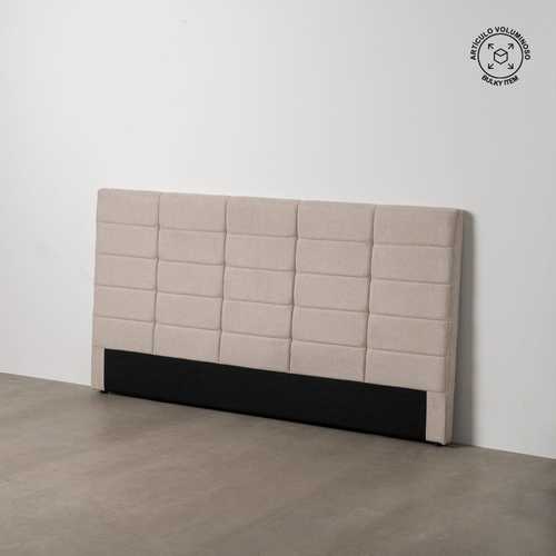 CABECERO BEIGE TEJIDO DORMITORIO 190 X 8 X 100 CM