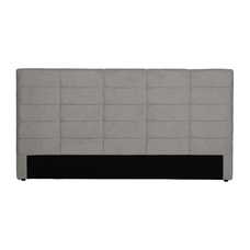 CABECERO GRIS TEJIDO DORMITORIO 190 X 8 X 100 CM