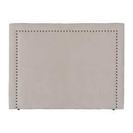 CABECERO CREMA TEJIDO DORMITORIO 165 X 7 X 125 CM