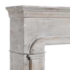 CHIMENEA BLANCO ROZADO MADERA 105 X 17,50 X 99 CM