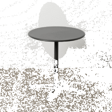 MESA AUXILIAR PLEGABLE ANTRACITA ACERO 70 X 70 X 72 CM