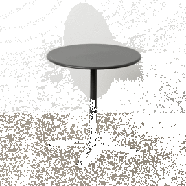 MESA AUXILIAR PLEGABLE ANTRACITA ACERO 70 X 70 X 72 CM