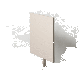 MESA AUXILIAR PLEGABLE TAUPE ACERO 70 X 70 X 74 CM