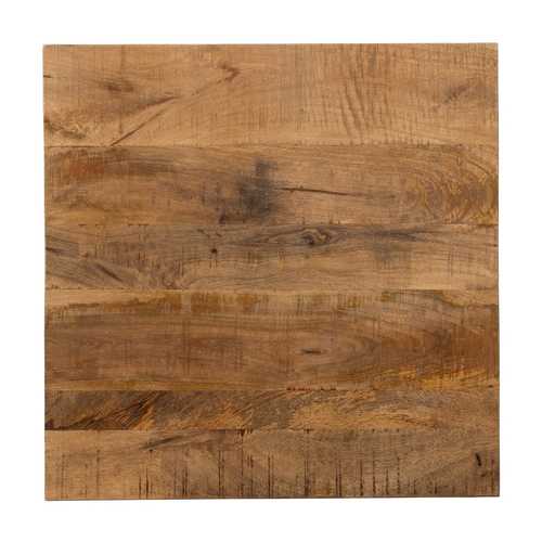 TABLERO MESA NATURAL MADERA DE MANGO 60 X 60 X 3 CM