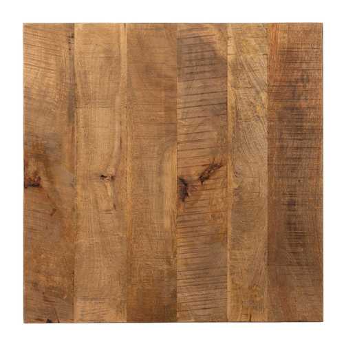 TABLERO MESA NATURAL MADERA DE MANGO 70 X 70 X 3 CM