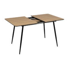 MESA EXTENSIBLE NATURAL DM-METAL SALÓN 120 X 80 X 75 CM MESA EXTENSIBLE NATURAL DM-METAL SALÓN 120 X 80 X 75 CM