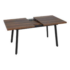 MESA EXTENSIBLE MARRÓN METAL-MADERA PAX 138 X 85 X 76 CM MESA EXTENSIBLE MARRÓN METAL-MADERA PAX 138 X 85 X 76 CM