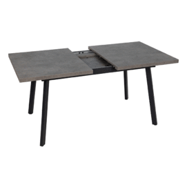 MESA EXTENSIBLE GRIS METAL-MADERA PAX 138 X 85 X 76 CM