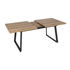 MESA EXTENSIBLE NATURAL METAL-MADERA PAX 170 X 90 X 75 CM MESA EXTENSIBLE NATURAL METAL-MADERA PAX 170 X 90 X 75 CM
