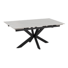 MESA EXTENSIBLE BLANCO-NEGRO 170 X 90 X 76 CM MESA EXTENSIBLE BLANCO-NEGRO 170 X 90 X 76 CM