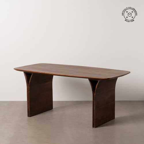 MESA COMEDOR MARRÓN MADERA DE ACACIA 180 X 90 X 76 CM