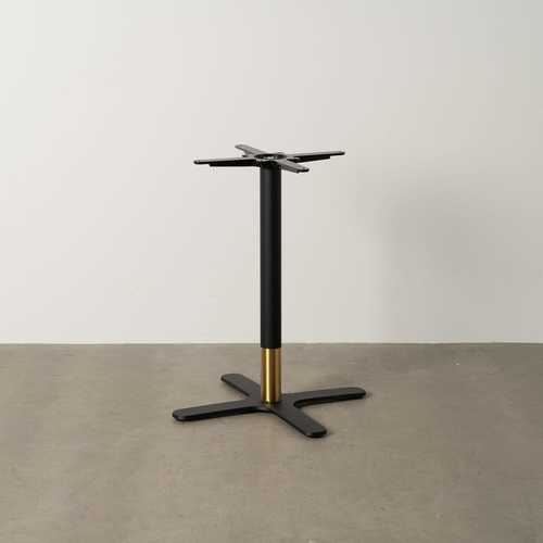 PATAS PARA MESA NEGRO-ORO HIERRO SALÓN 45 X 45 X 72 CM