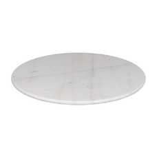 TABLERO MESA REDONDO BLANCO MÁRMOL SALÓN 70 X 70 X 1,80 CM