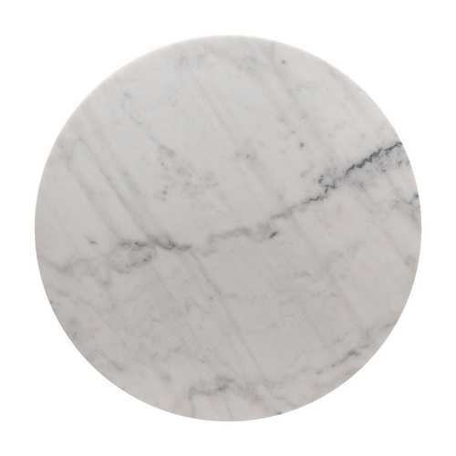 TABLERO MESA REDONDO BLANCO MÁRMOL SALÓN 80 X 80 X 1,80 CM