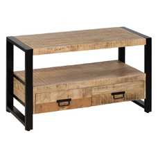 MESA CENTRO NATURAL-NEGRO MADERA-HIERRO 100 X 45 X 60 CM MESA CENTRO NATURAL-NEGRO MADERA-HIERRO 100 X 45 X 60 CM